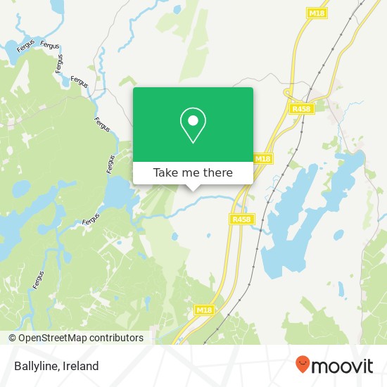 Ballyline map