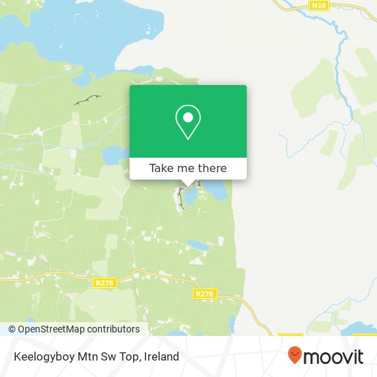 Keelogyboy Mtn Sw Top map