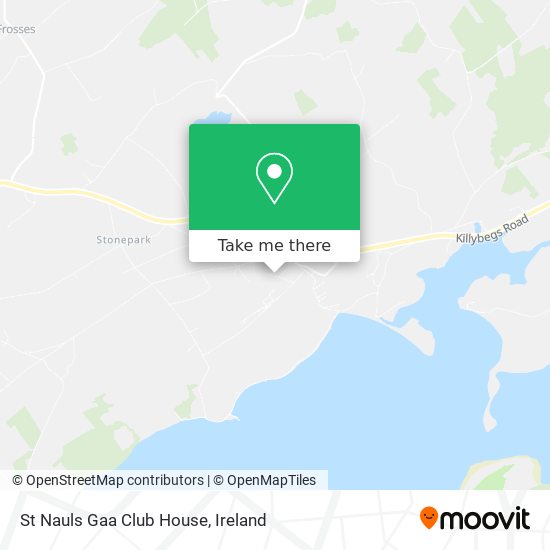 St Nauls Gaa Club House map