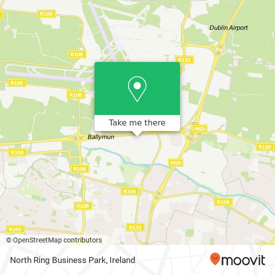 North Ring Business Park map