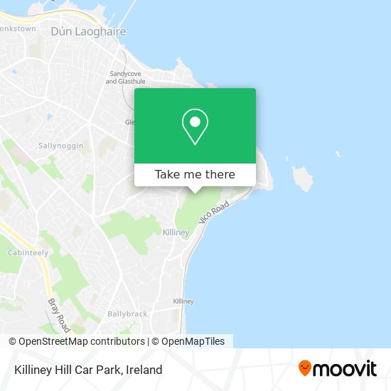 Killiney Hill Car Park map