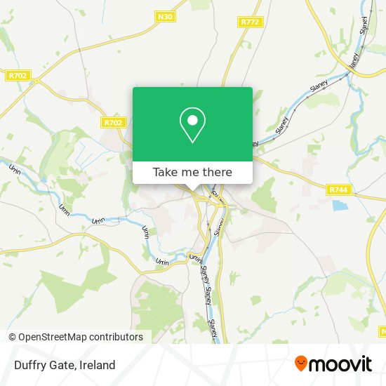 Duffry Gate map