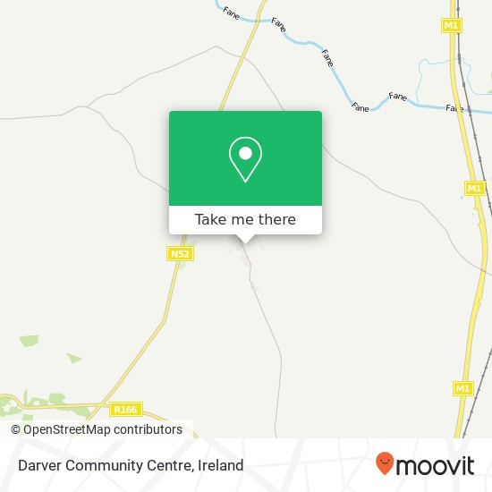 Darver Community Centre map