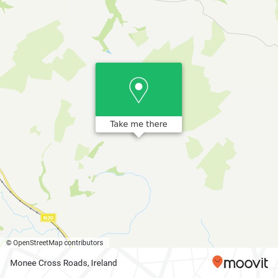 Monee Cross Roads map