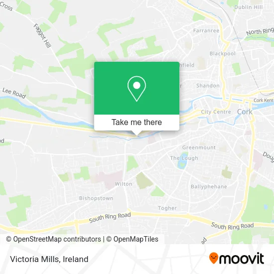 Victoria Mills map