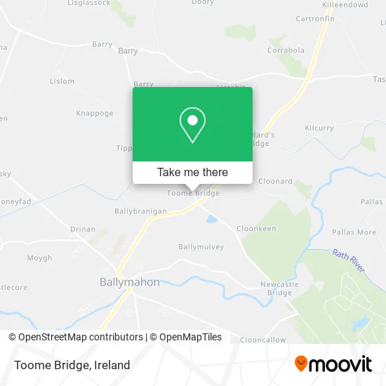 Toome Bridge map