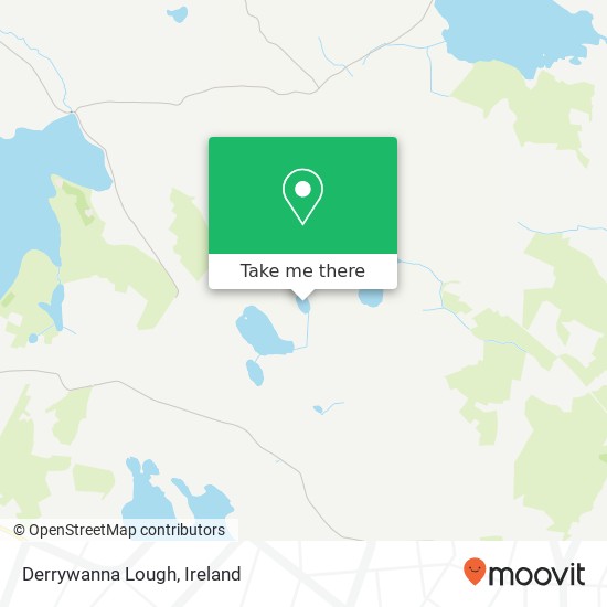 Derrywanna Lough map