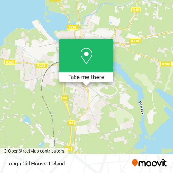 Lough Gill House map