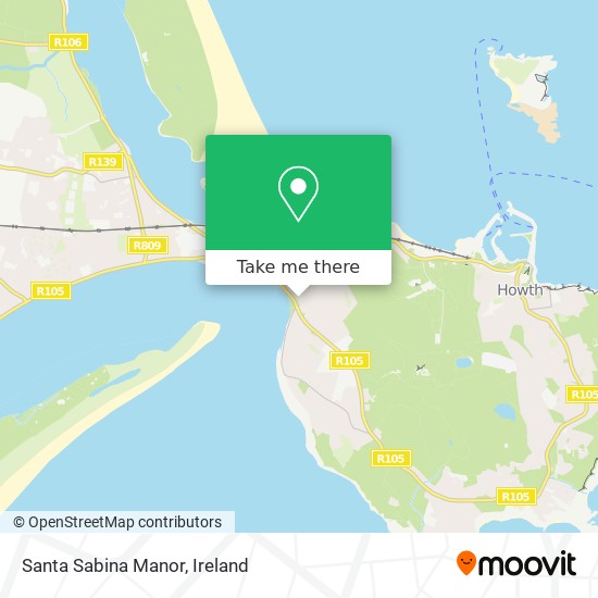 Santa Sabina Manor map