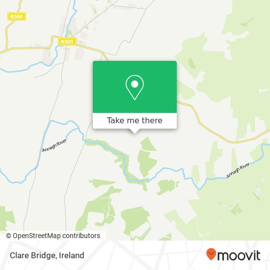 Clare Bridge map