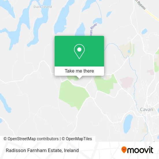 Radisson Farnham Estate map