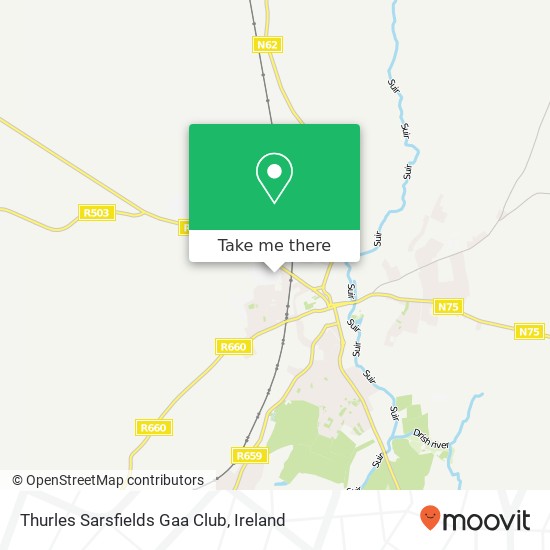 Thurles Sarsfields Gaa Club map