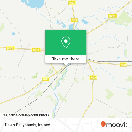 Dawn Ballyhaunis map