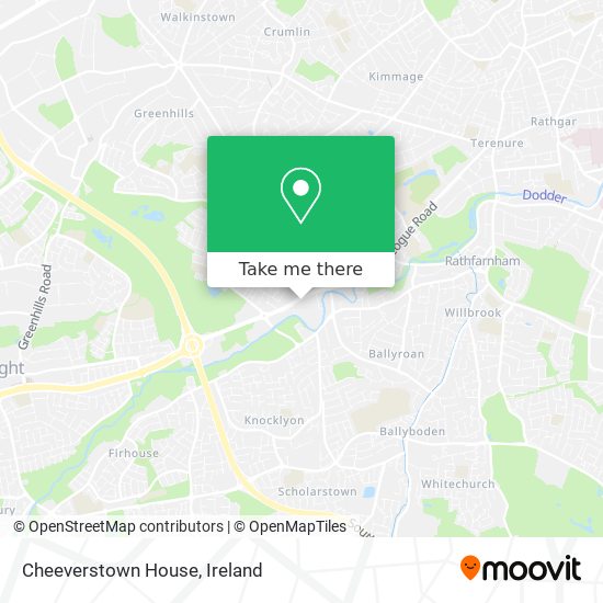 Cheeverstown House map
