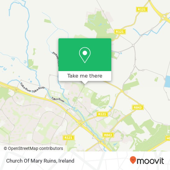 Church Of Mary Ruins map