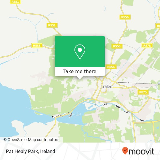 Pat Healy Park map
