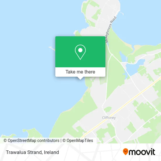 Trawalua Strand map