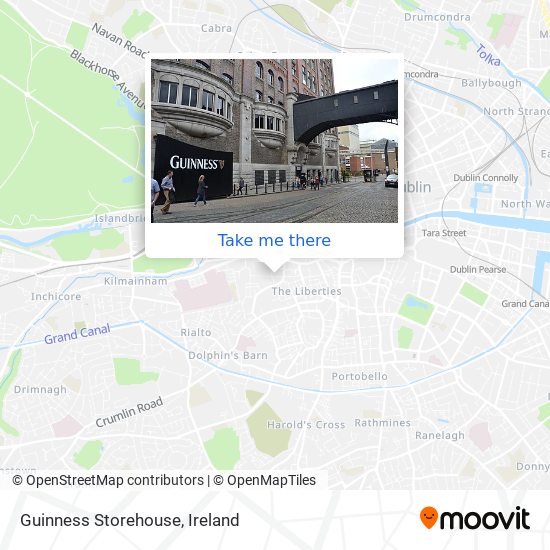 Guinness Storehouse map