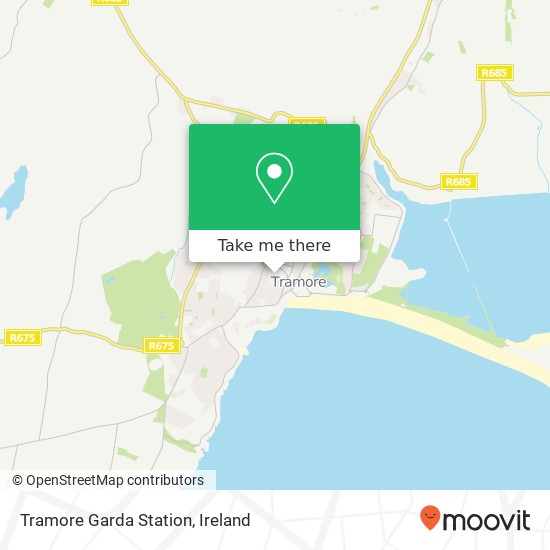 Tramore Garda Station map