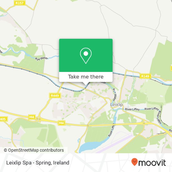 Leixlip Spa - Spring map
