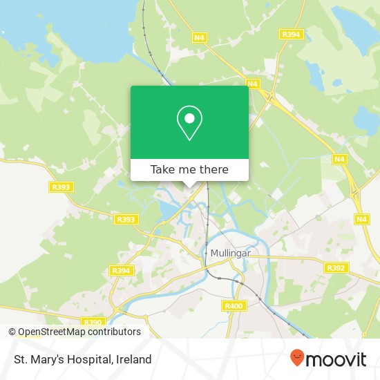 St. Mary's Hospital map