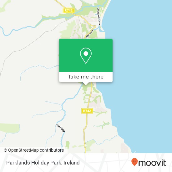 Parklands Holiday Park map