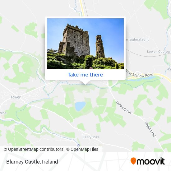 Blarney Castle map