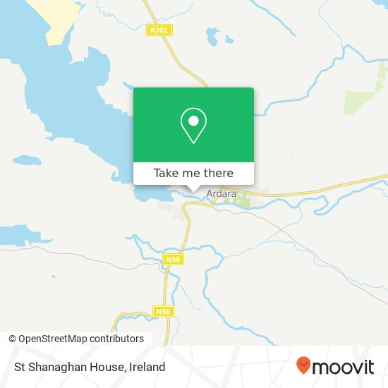 St Shanaghan House map