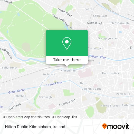 Hilton Dublin Kilmainham map