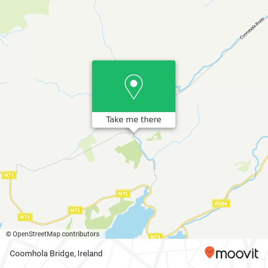 Coomhola Bridge map