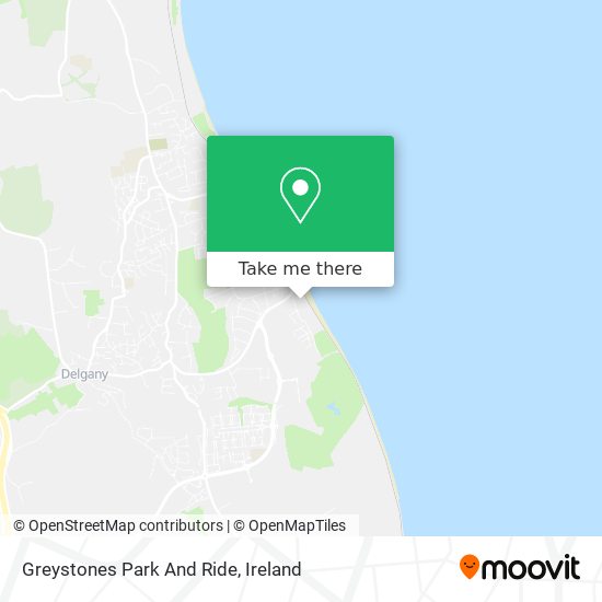Greystones Park And Ride map