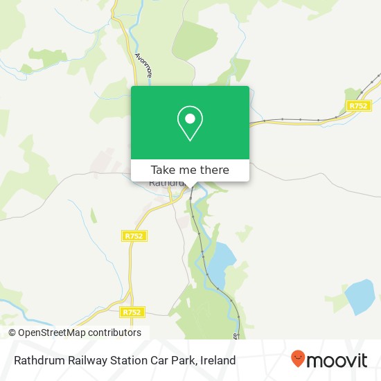 Rathdrum Railway Station Car Park map