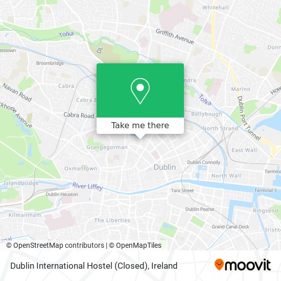 Dublin International Hostel (Closed) map