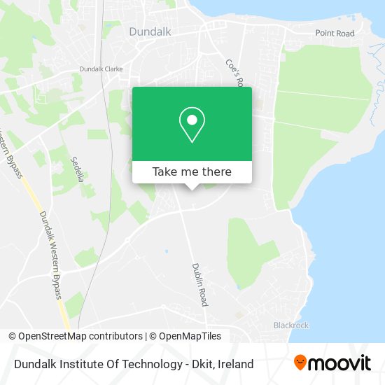 Dundalk Institute Of Technology - Dkit map
