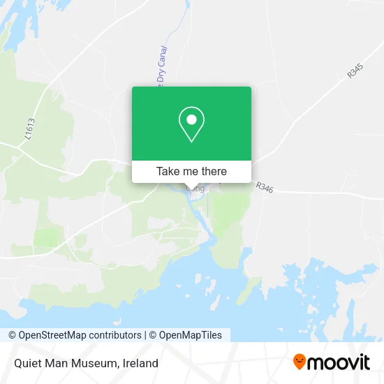 Quiet Man Museum map