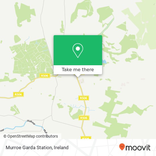 Murroe Garda Station map