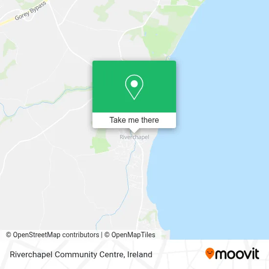 Riverchapel Community Centre map