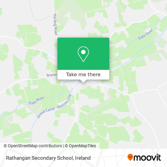 Rathangan Secondary School map