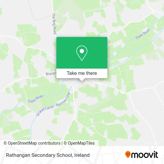 Rathangan Secondary School map