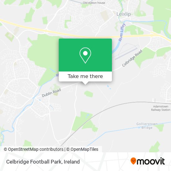 Celbridge Football Park map