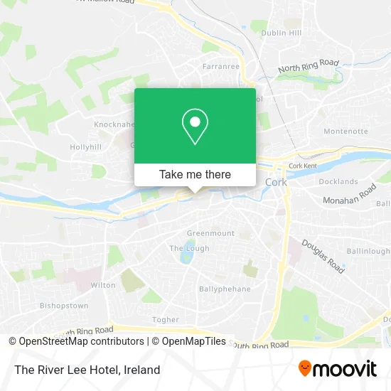 The River Lee Hotel map
