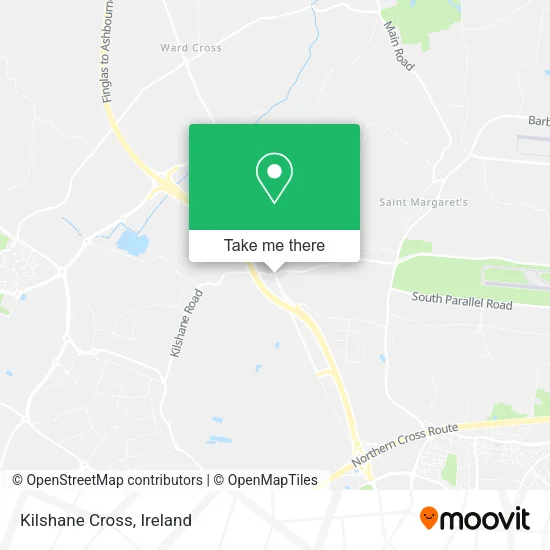 Kilshane Cross map