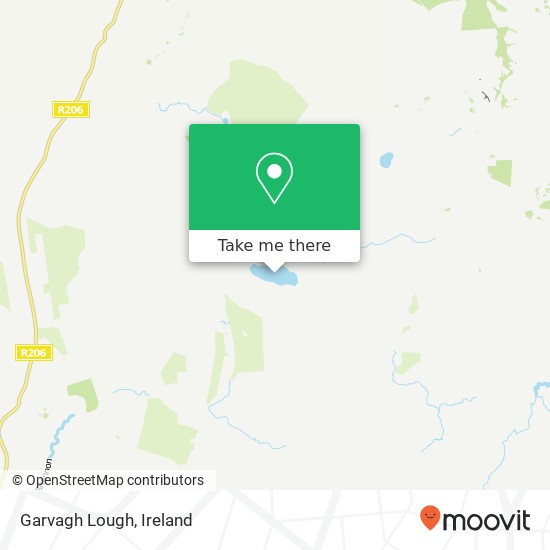 Garvagh Lough map