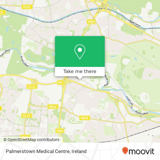 Palmerstown Medical Centre map