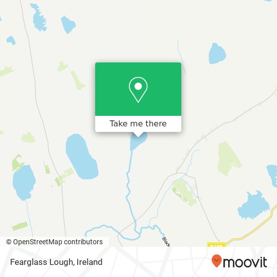 Fearglass Lough map