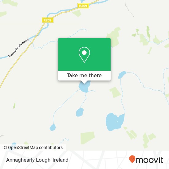 Annaghearly Lough map