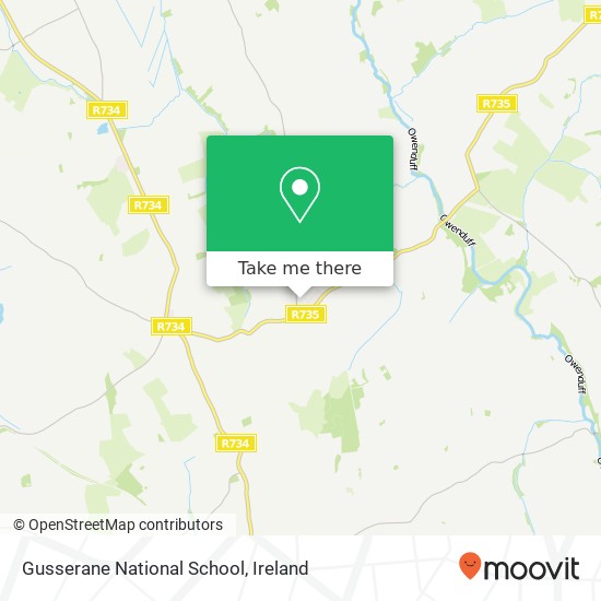 Gusserane National School map