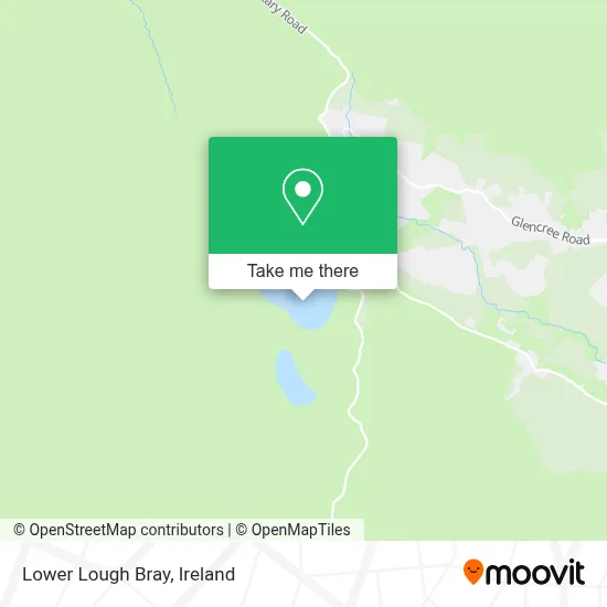 Lower Lough Bray map
