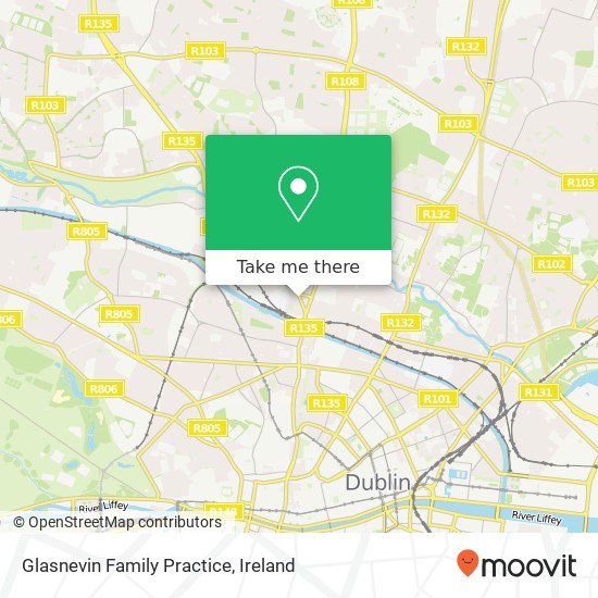 Glasnevin Family Practice map