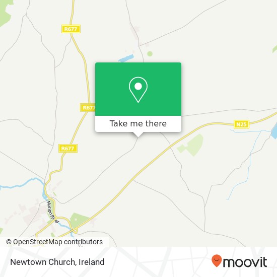Newtown Church map